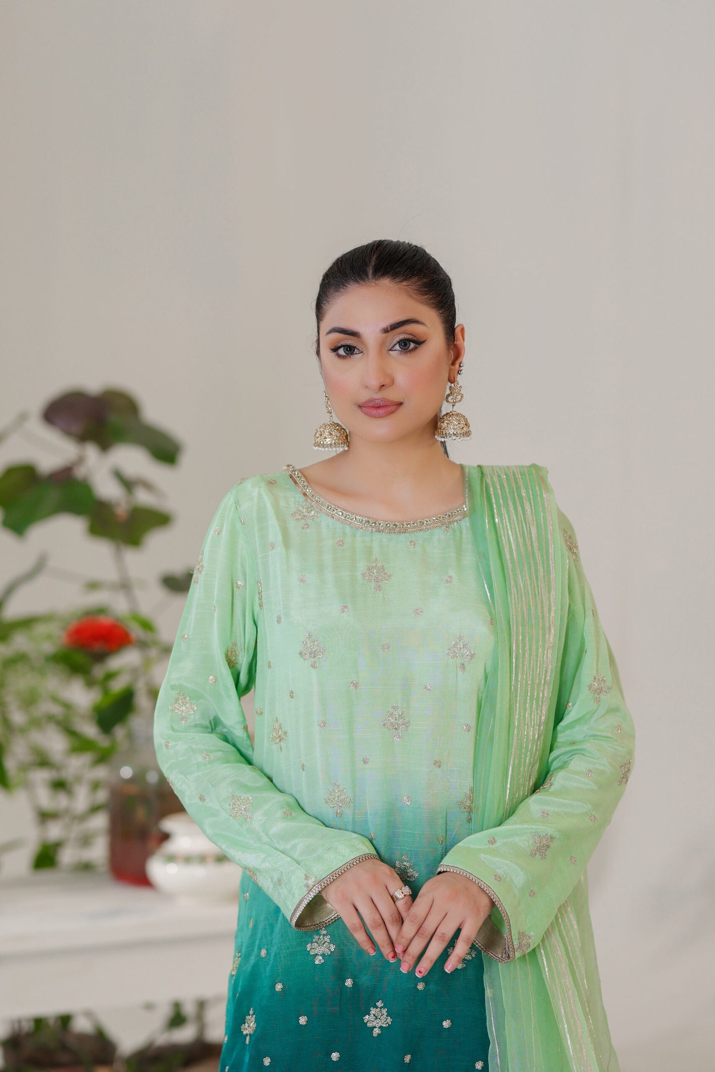 Ombre Green