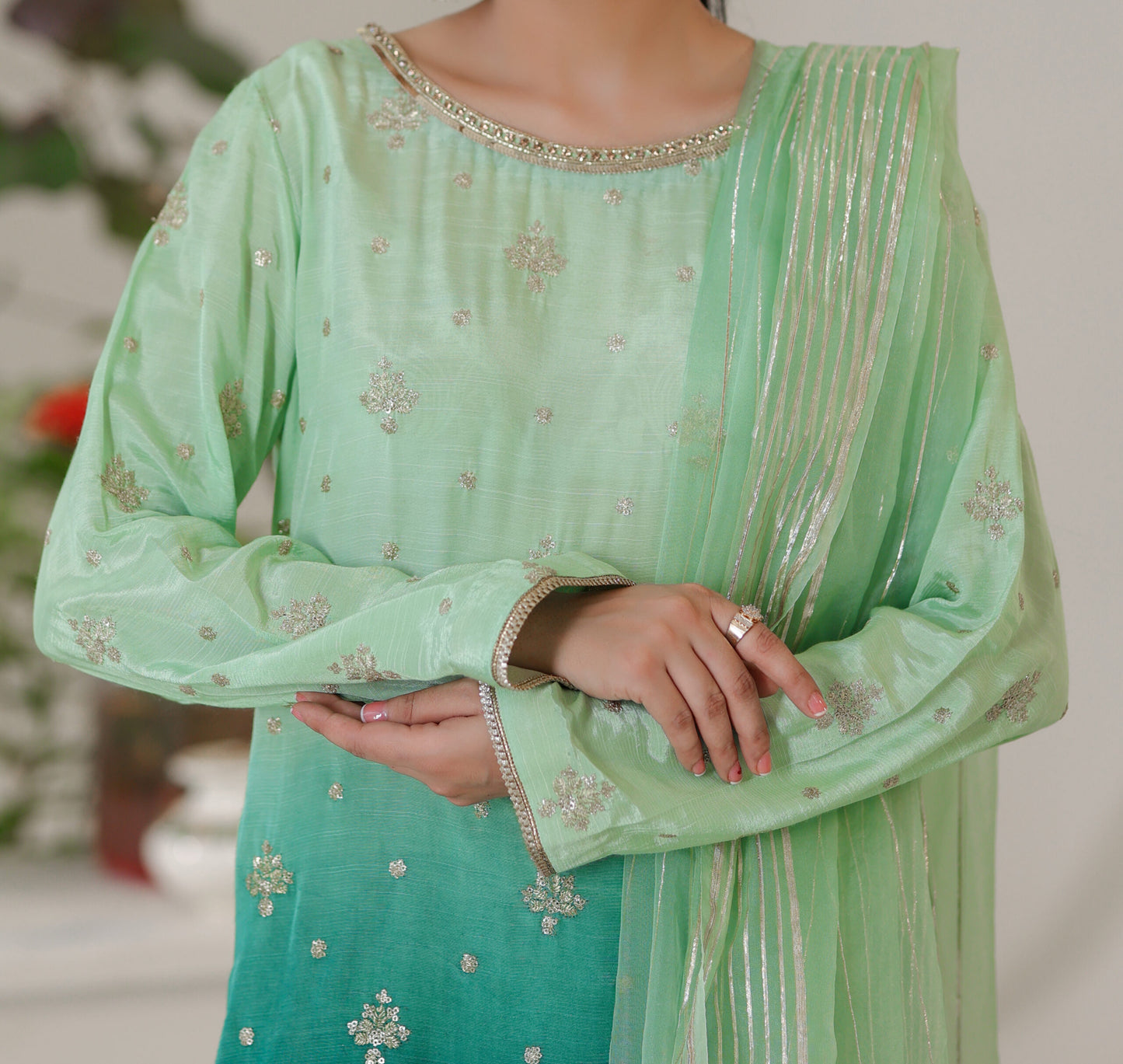 Ombre Green