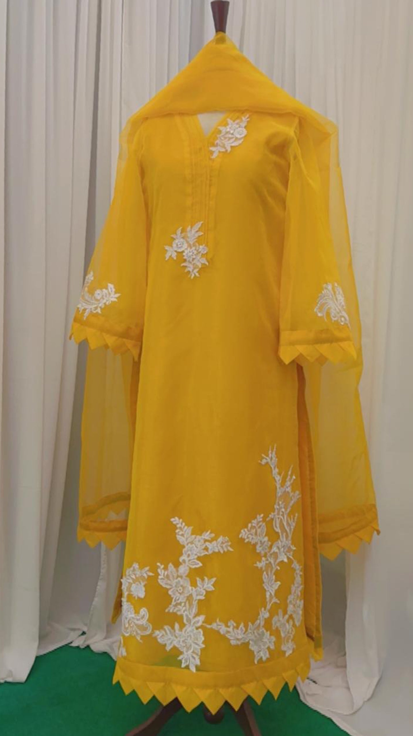Yellow Organza