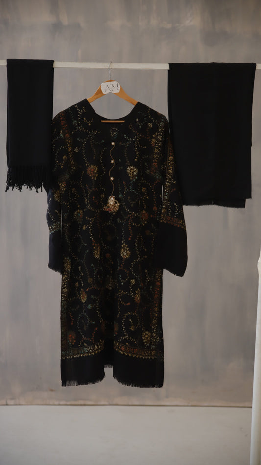 Jal Black Embroidery