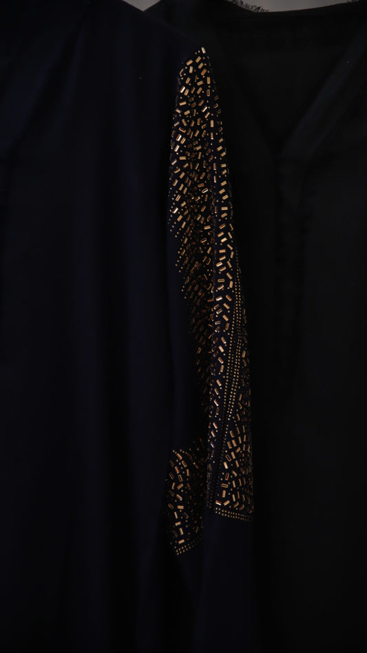 Black Pashmina Crystal