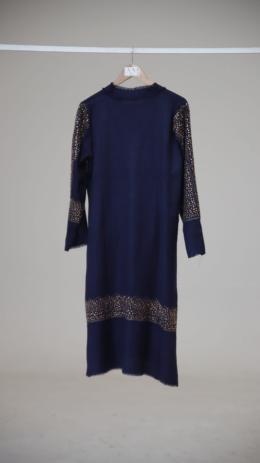 Blue Pashmina Crystal