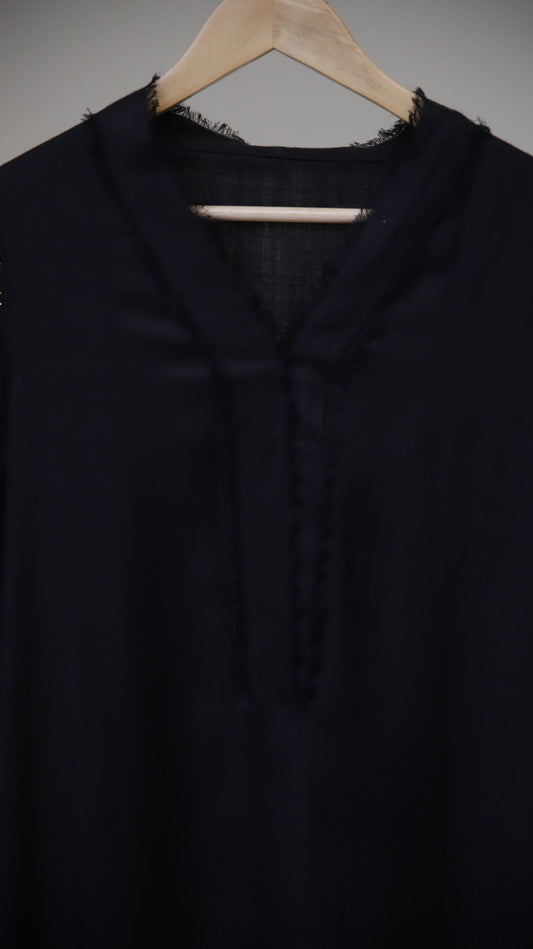 Black Pashmina Crystal