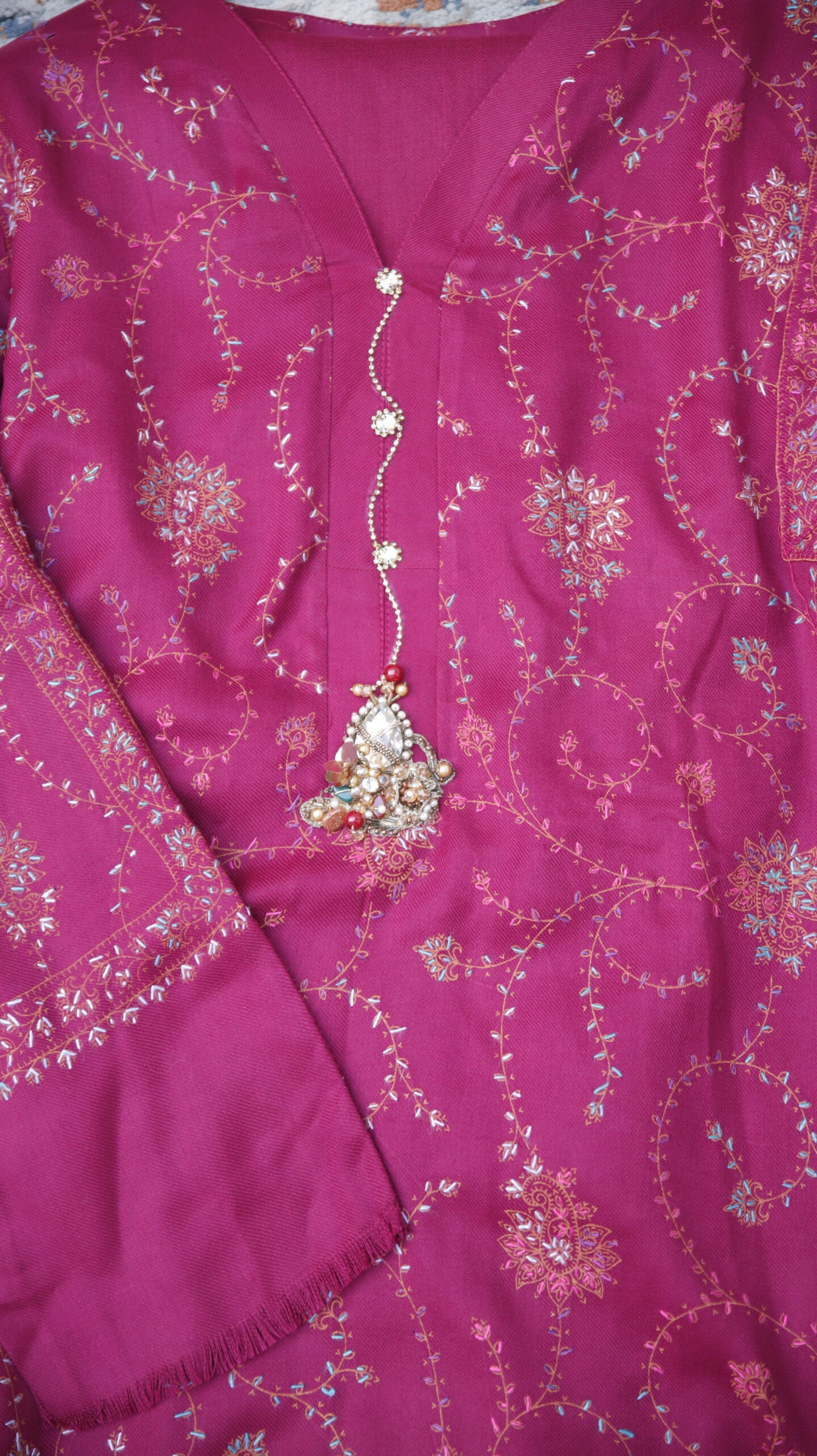 Jal Pink Embroidery
