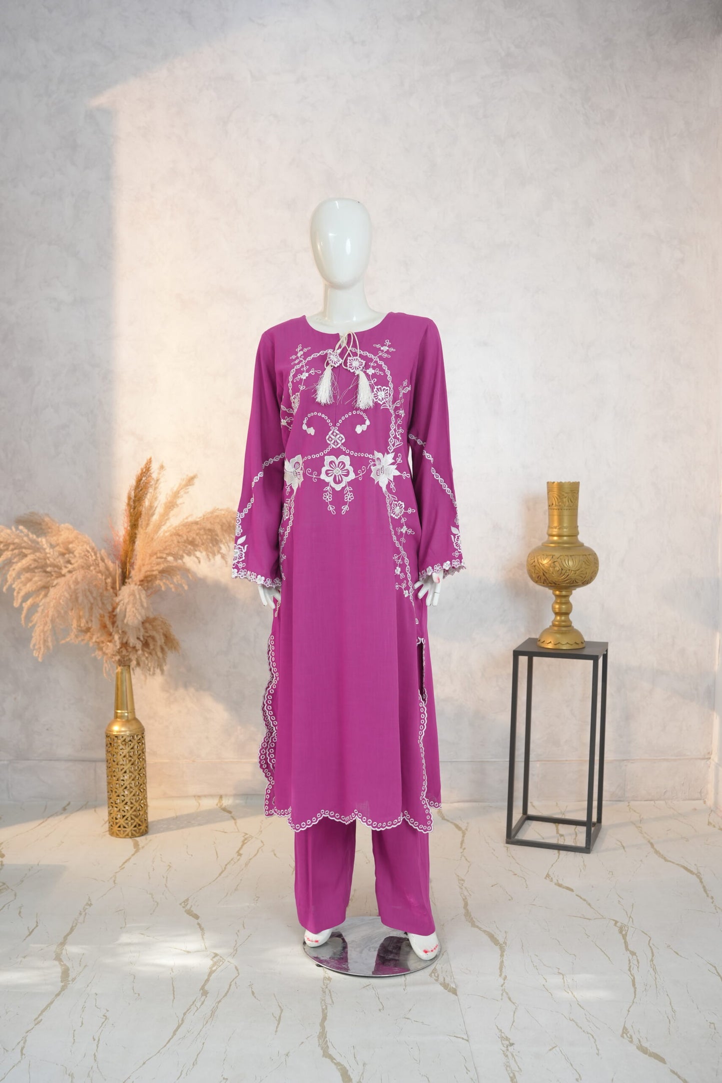 Zarif Lonf Shirt - Magenta Fuchsia