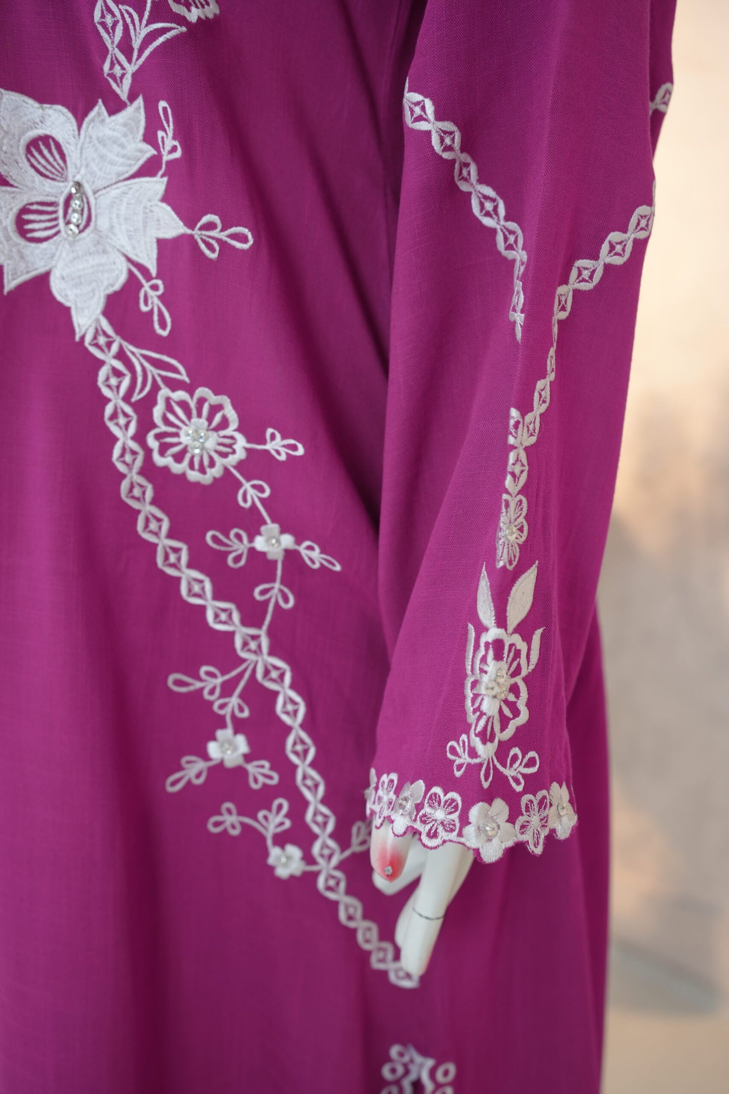 Zarif Lonf Shirt - Magenta Fuchsia