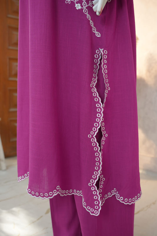 Zarif Lonf Shirt - Magenta Fuchsia