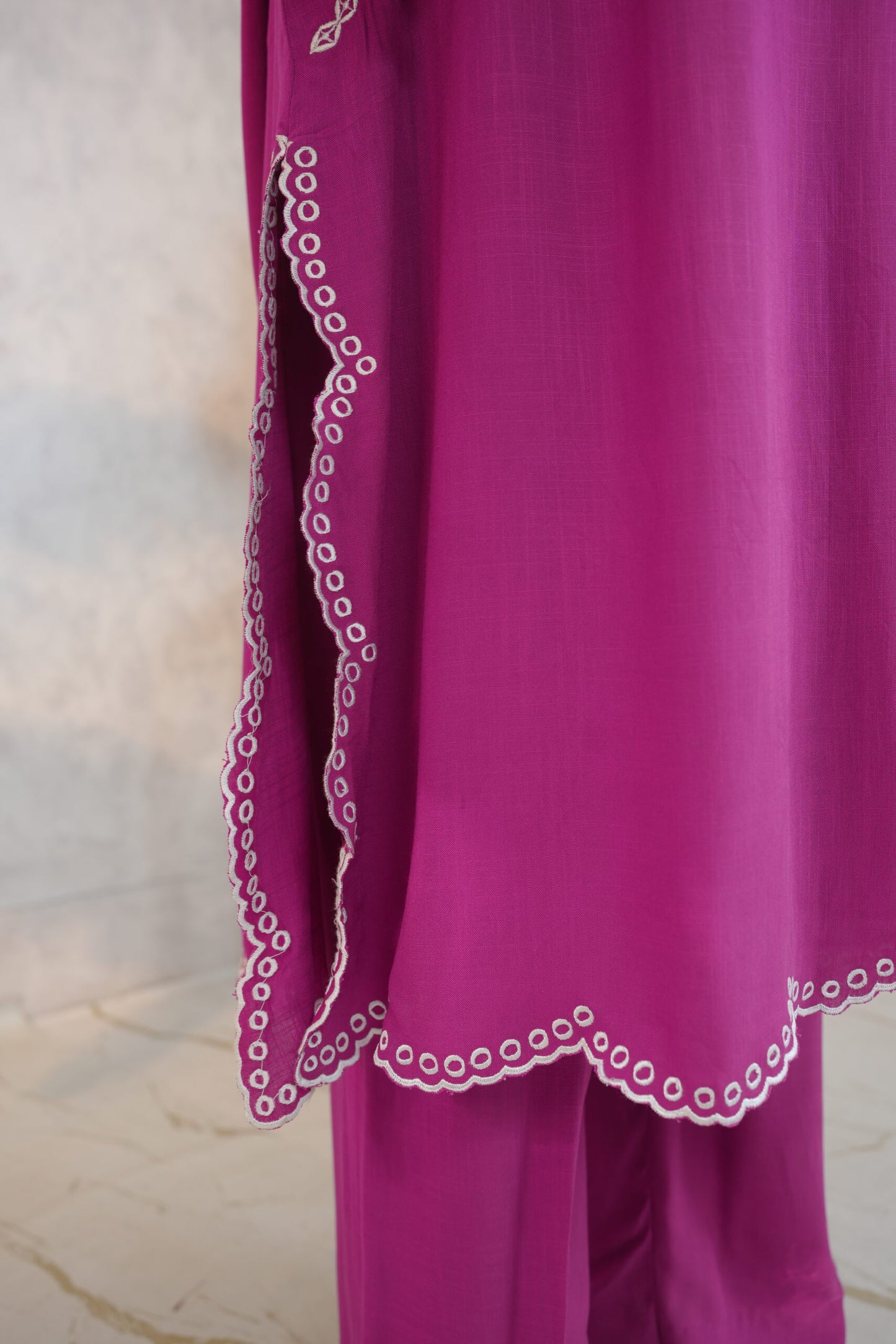 Zarif Lonf Shirt - Magenta Fuchsia