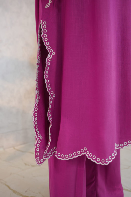 Zarif Lonf Shirt - Magenta Fuchsia