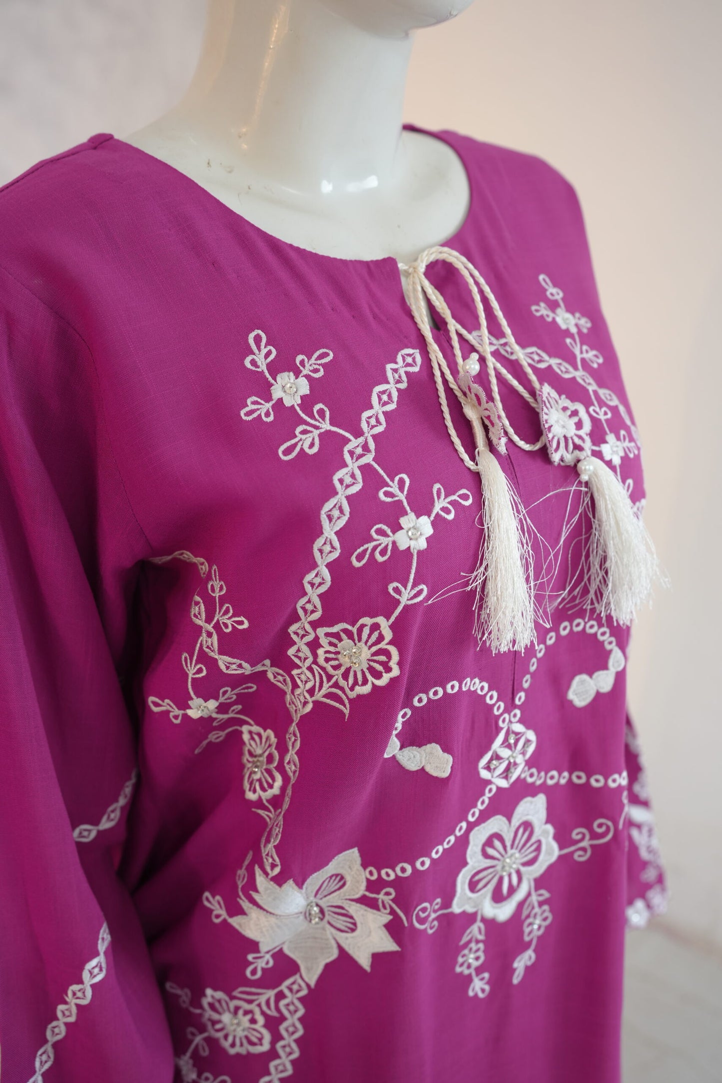 Zarif Lonf Shirt - Magenta Fuchsia