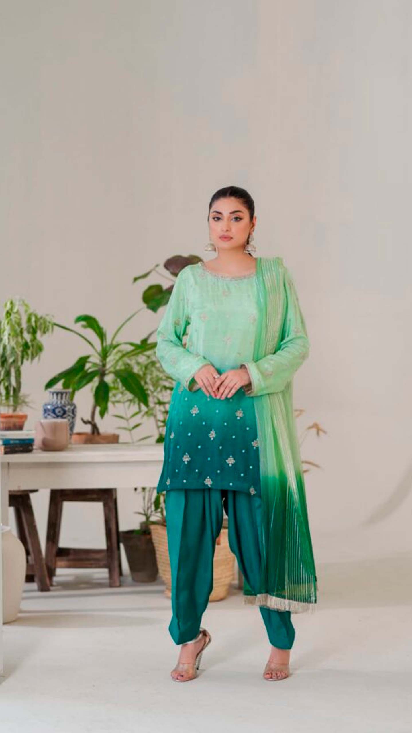 Ombre Green