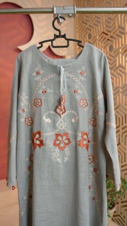 Zarif Long Shirt - Soft Dove Grey